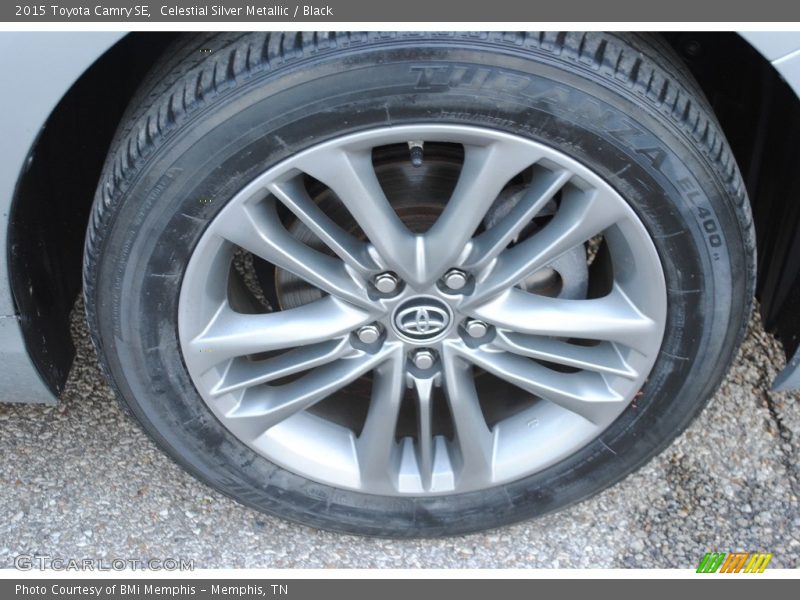 Celestial Silver Metallic / Black 2015 Toyota Camry SE