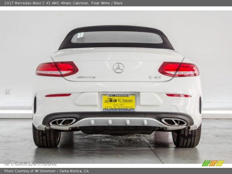 Polar White / Black 2017 Mercedes-Benz C 43 AMG 4Matic Cabriolet