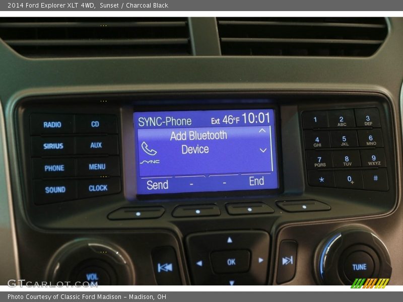 Sunset / Charcoal Black 2014 Ford Explorer XLT 4WD