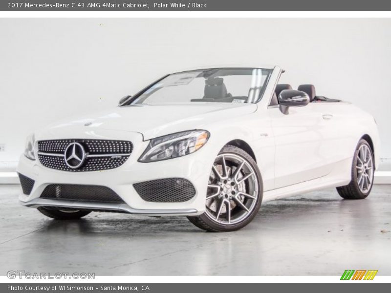 Polar White / Black 2017 Mercedes-Benz C 43 AMG 4Matic Cabriolet