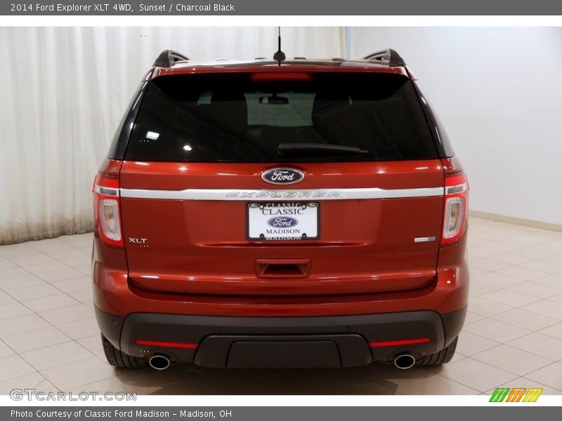 Sunset / Charcoal Black 2014 Ford Explorer XLT 4WD