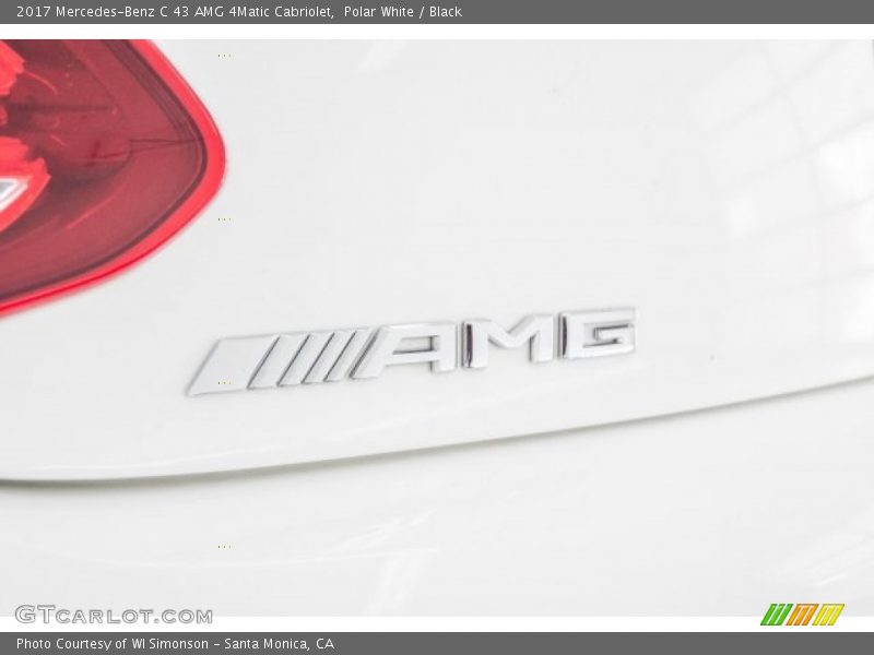 Polar White / Black 2017 Mercedes-Benz C 43 AMG 4Matic Cabriolet