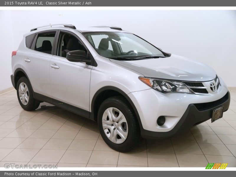 Classic Silver Metallic / Ash 2015 Toyota RAV4 LE