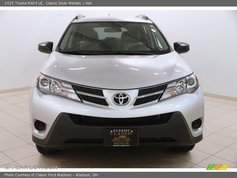 Classic Silver Metallic / Ash 2015 Toyota RAV4 LE