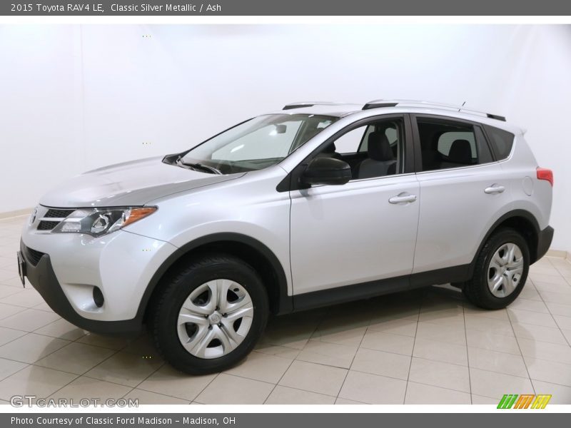 Classic Silver Metallic / Ash 2015 Toyota RAV4 LE