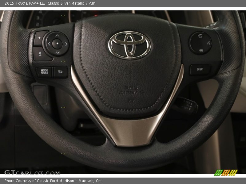Classic Silver Metallic / Ash 2015 Toyota RAV4 LE
