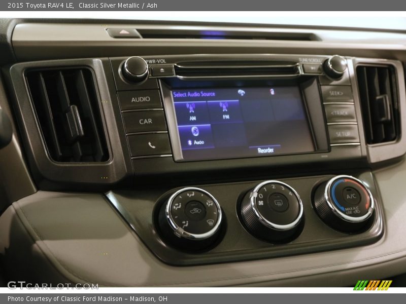 Classic Silver Metallic / Ash 2015 Toyota RAV4 LE