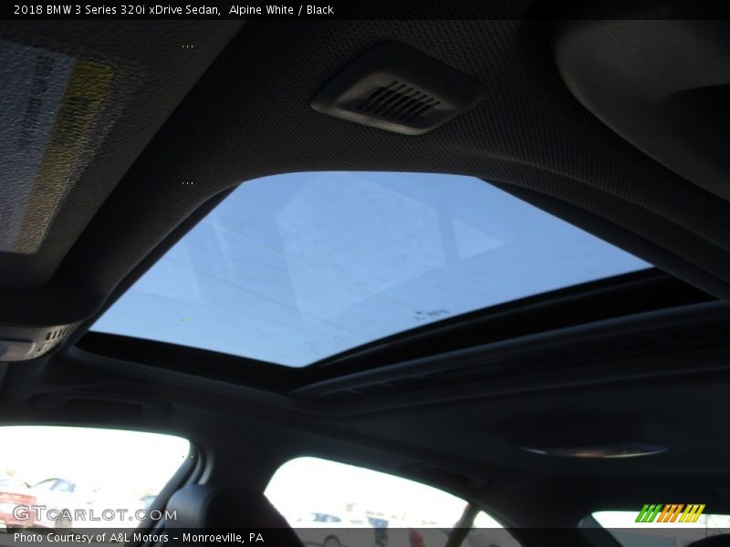 Alpine White / Black 2018 BMW 3 Series 320i xDrive Sedan