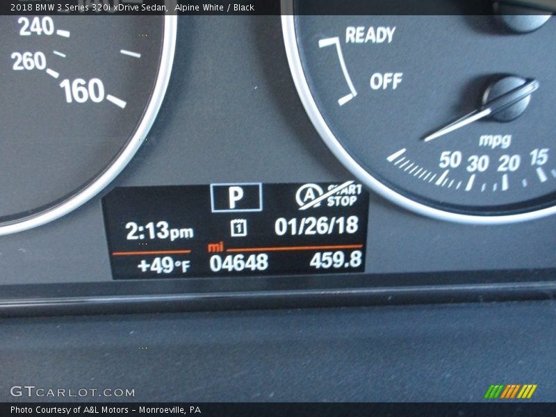 Alpine White / Black 2018 BMW 3 Series 320i xDrive Sedan