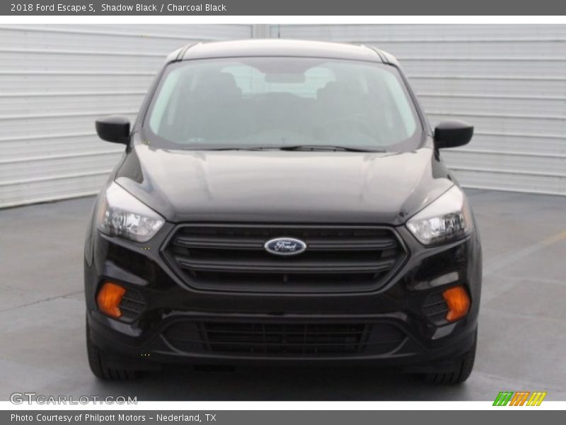 Shadow Black / Charcoal Black 2018 Ford Escape S