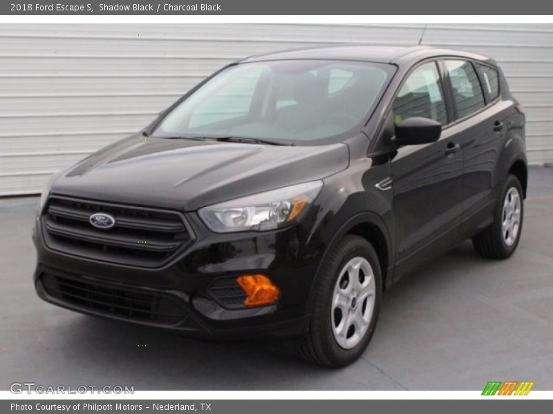 Shadow Black / Charcoal Black 2018 Ford Escape S
