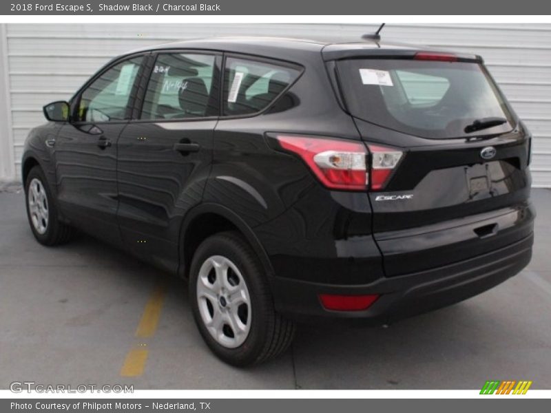Shadow Black / Charcoal Black 2018 Ford Escape S