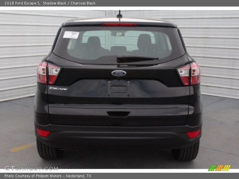 Shadow Black / Charcoal Black 2018 Ford Escape S