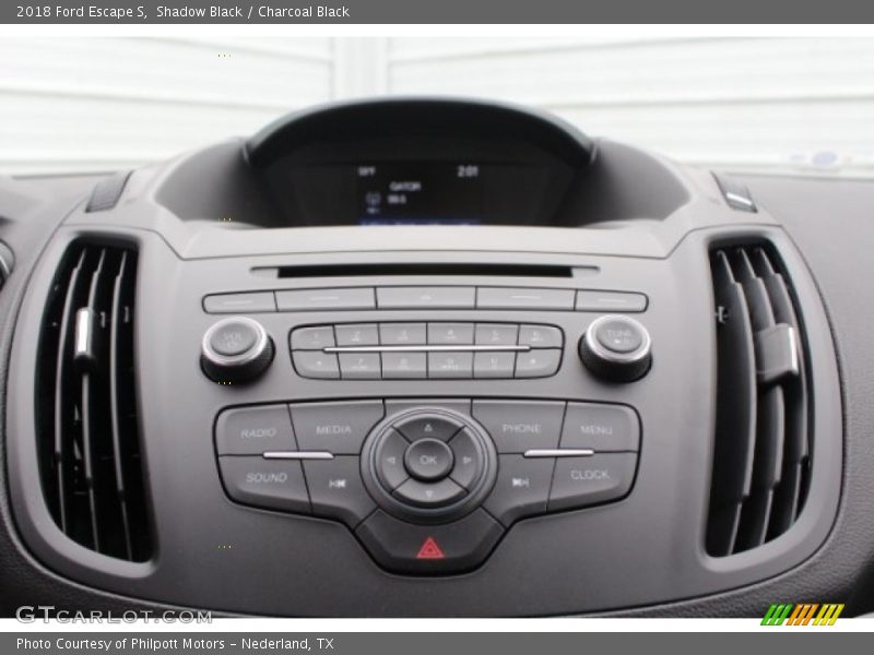 Shadow Black / Charcoal Black 2018 Ford Escape S