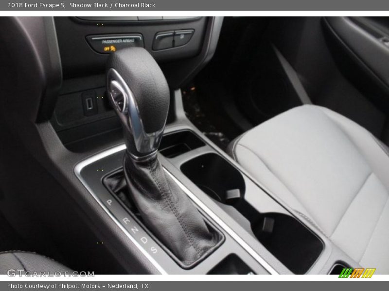 Shadow Black / Charcoal Black 2018 Ford Escape S