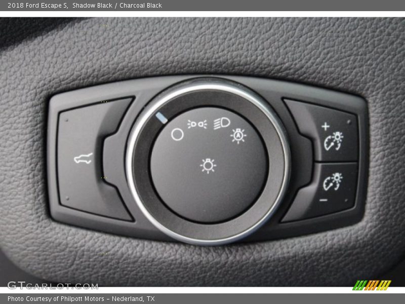Shadow Black / Charcoal Black 2018 Ford Escape S
