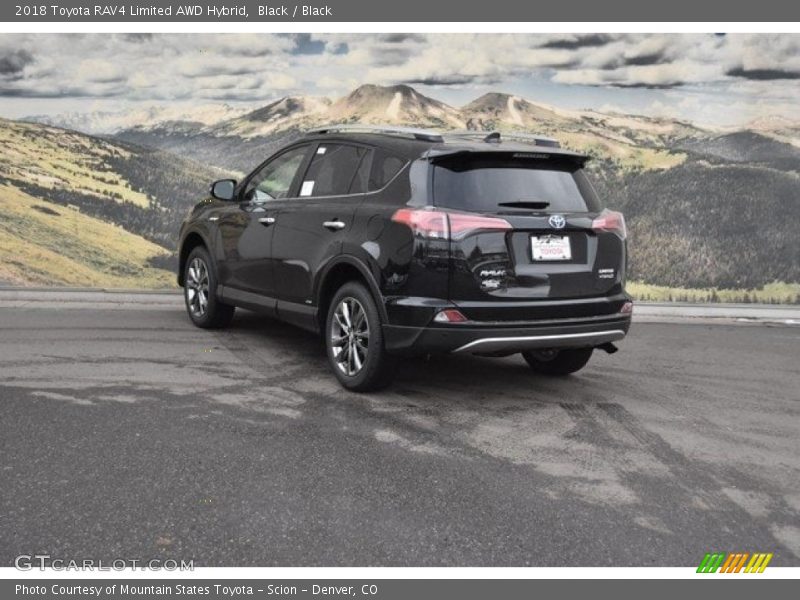 Black / Black 2018 Toyota RAV4 Limited AWD Hybrid