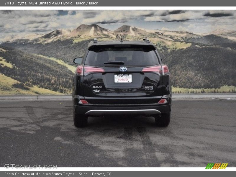 Black / Black 2018 Toyota RAV4 Limited AWD Hybrid