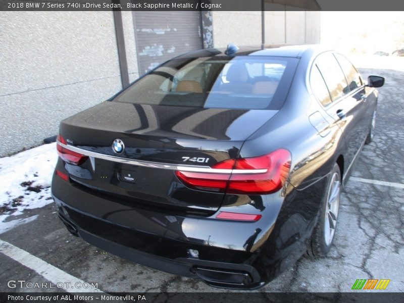 Black Sapphire Metallic / Cognac 2018 BMW 7 Series 740i xDrive Sedan