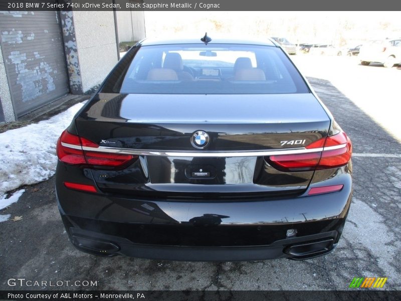 Black Sapphire Metallic / Cognac 2018 BMW 7 Series 740i xDrive Sedan