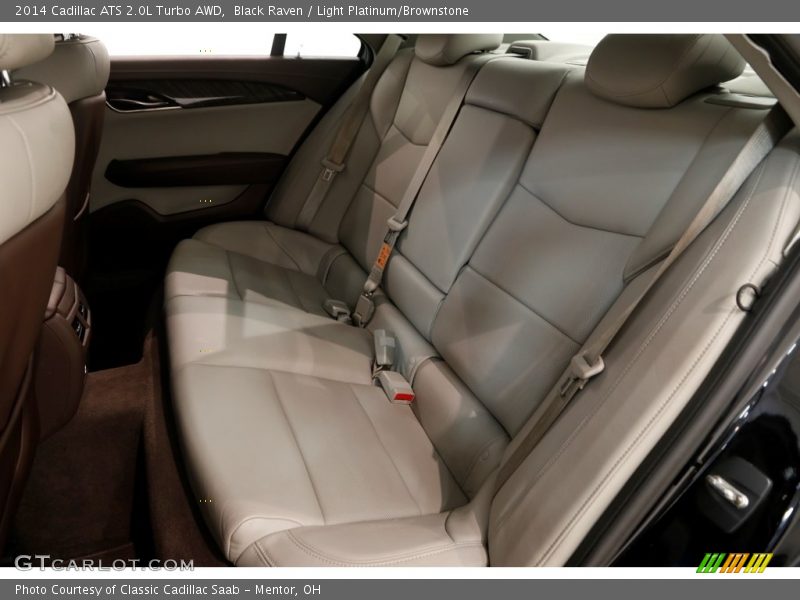 Black Raven / Light Platinum/Brownstone 2014 Cadillac ATS 2.0L Turbo AWD