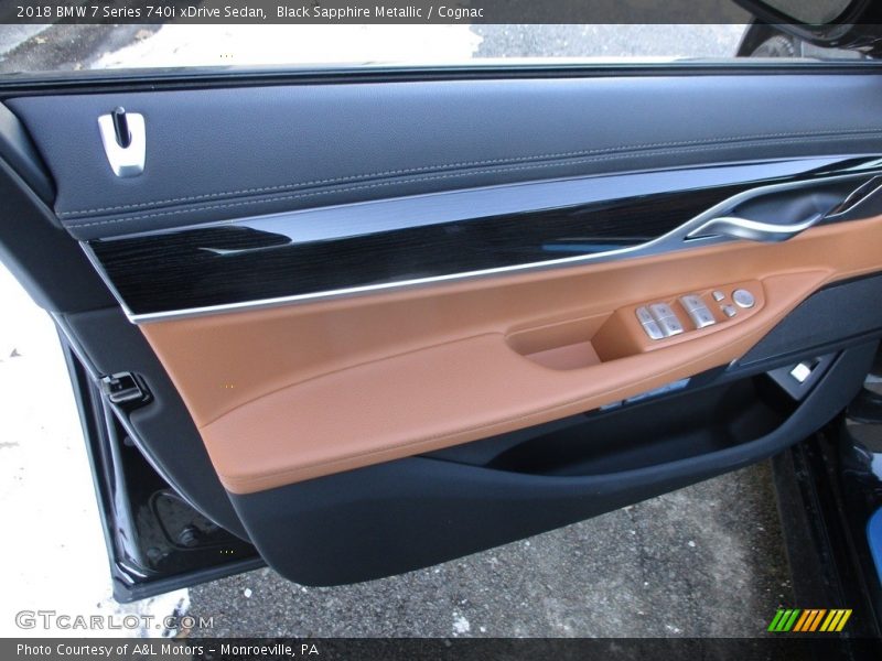 Black Sapphire Metallic / Cognac 2018 BMW 7 Series 740i xDrive Sedan