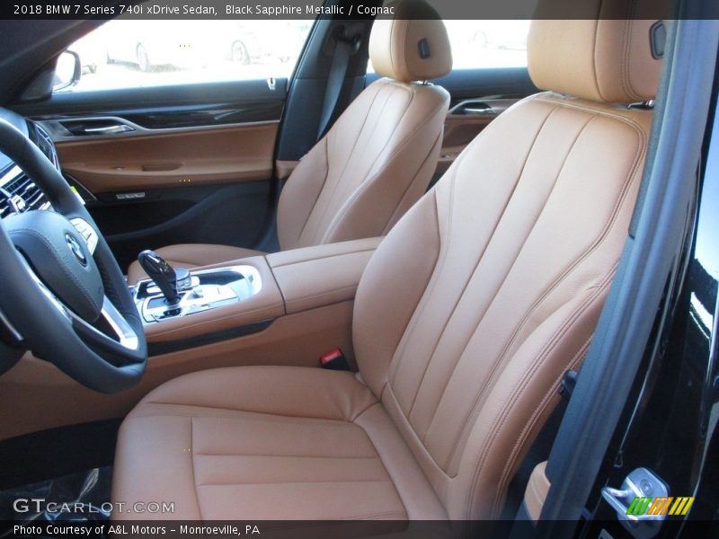Black Sapphire Metallic / Cognac 2018 BMW 7 Series 740i xDrive Sedan
