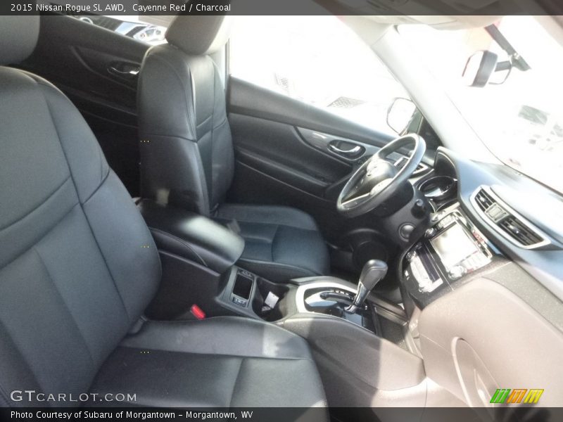 Cayenne Red / Charcoal 2015 Nissan Rogue SL AWD