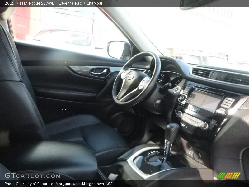 Cayenne Red / Charcoal 2015 Nissan Rogue SL AWD