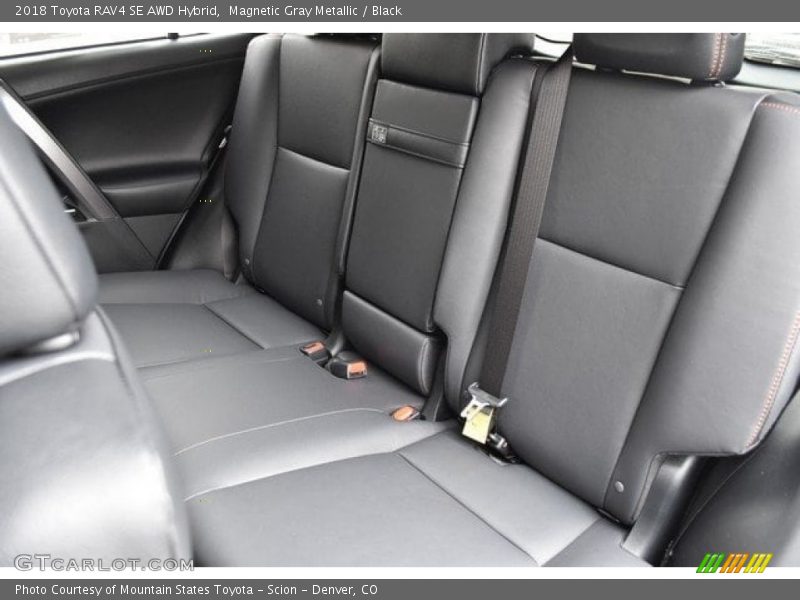Rear Seat of 2018 RAV4 SE AWD Hybrid
