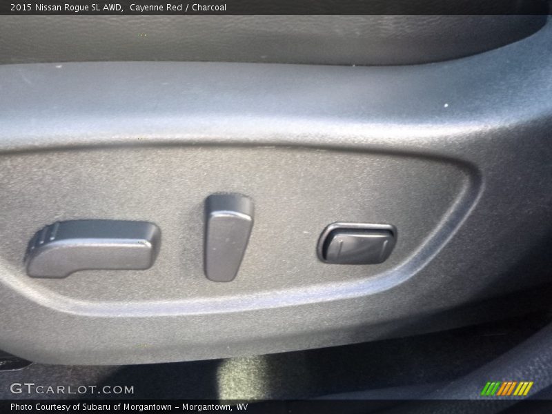 Cayenne Red / Charcoal 2015 Nissan Rogue SL AWD