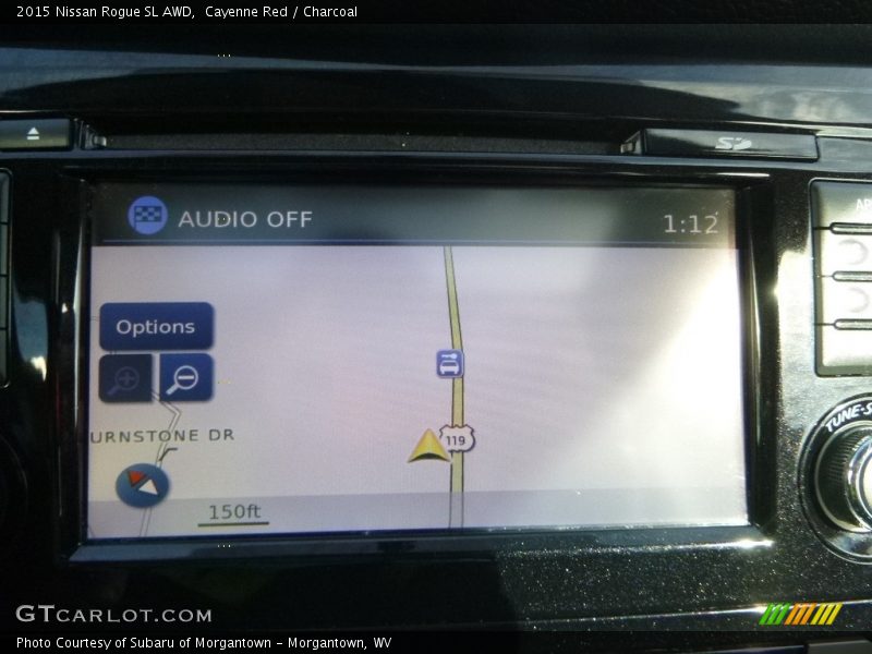 Cayenne Red / Charcoal 2015 Nissan Rogue SL AWD