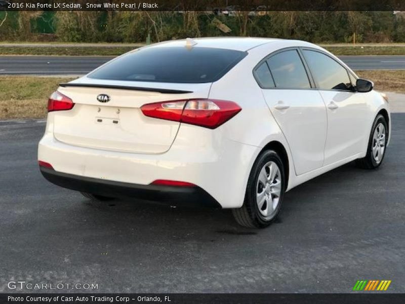 Snow White Pearl / Black 2016 Kia Forte LX Sedan