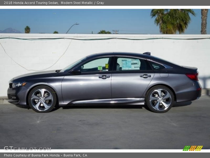 Modern Steel Metallic / Gray 2018 Honda Accord Touring Sedan