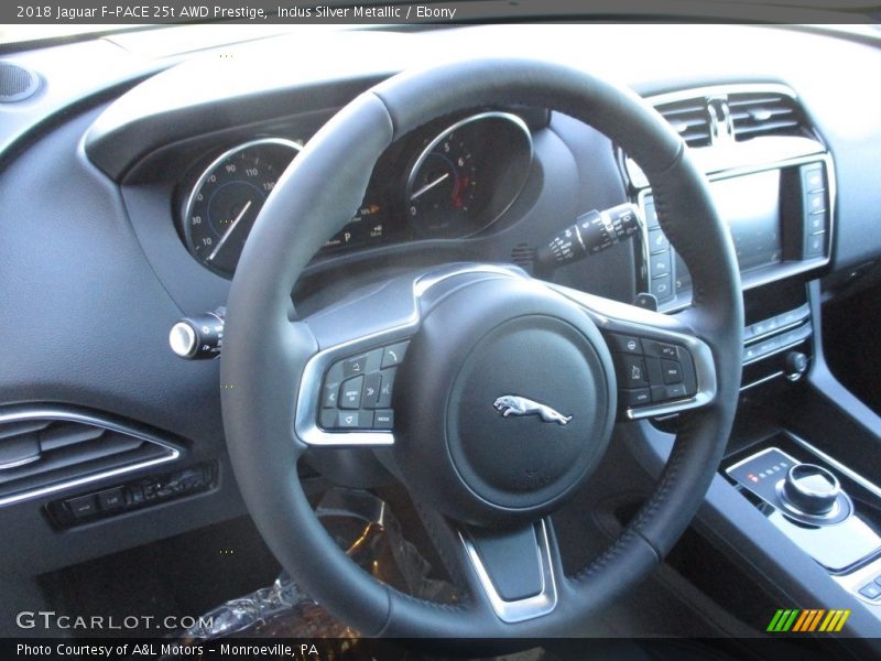 Indus Silver Metallic / Ebony 2018 Jaguar F-PACE 25t AWD Prestige