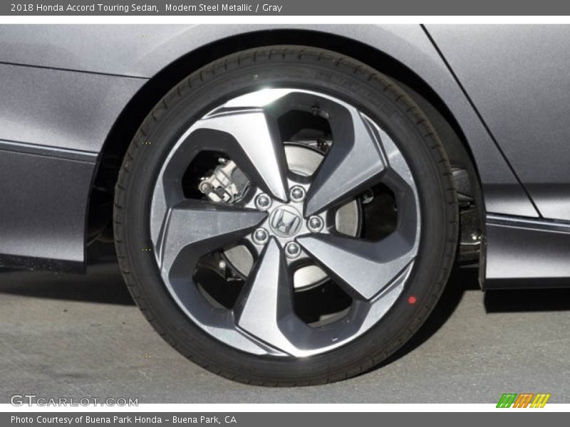 Modern Steel Metallic / Gray 2018 Honda Accord Touring Sedan