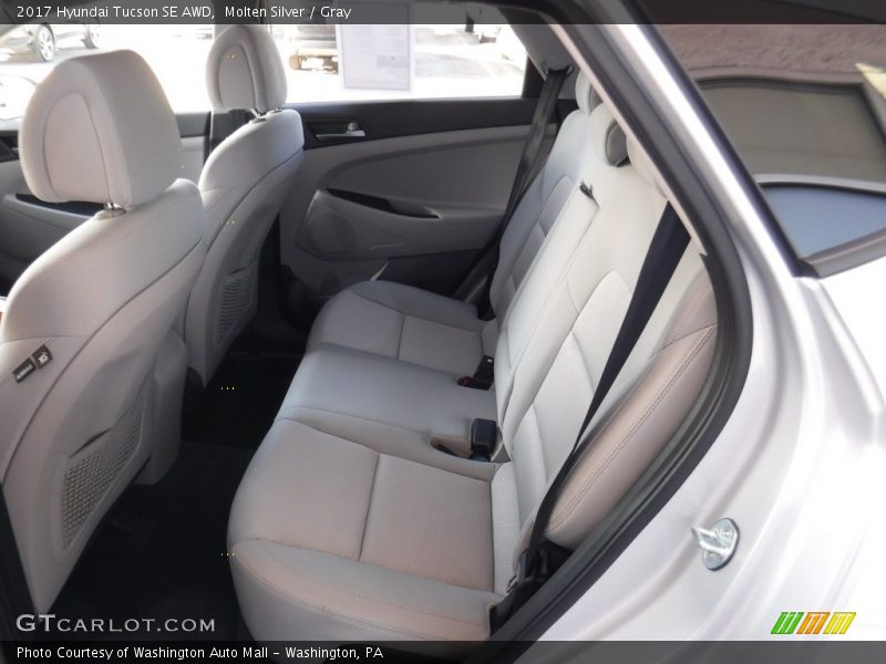 Molten Silver / Gray 2017 Hyundai Tucson SE AWD