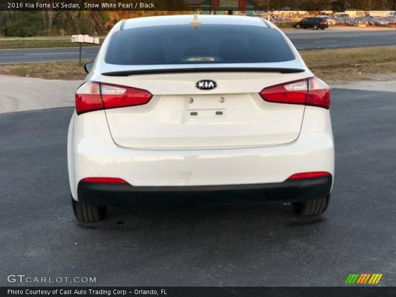 Snow White Pearl / Black 2016 Kia Forte LX Sedan