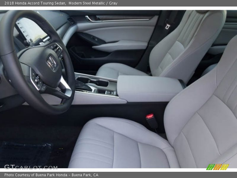 Modern Steel Metallic / Gray 2018 Honda Accord Touring Sedan