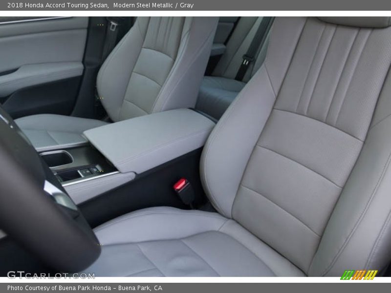 Modern Steel Metallic / Gray 2018 Honda Accord Touring Sedan
