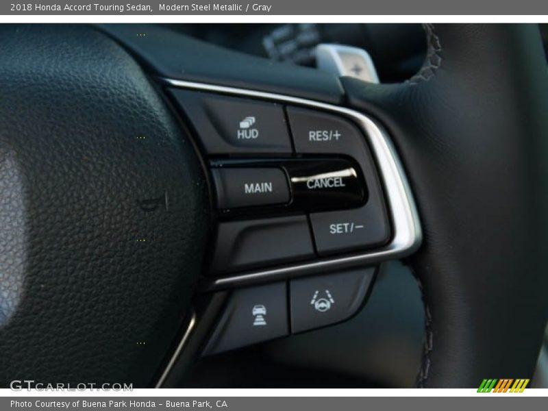 Modern Steel Metallic / Gray 2018 Honda Accord Touring Sedan