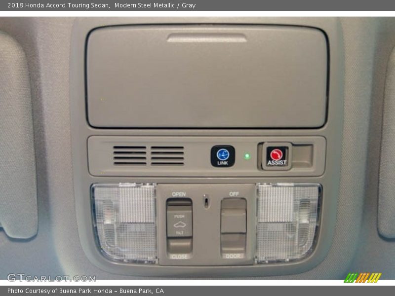 Modern Steel Metallic / Gray 2018 Honda Accord Touring Sedan
