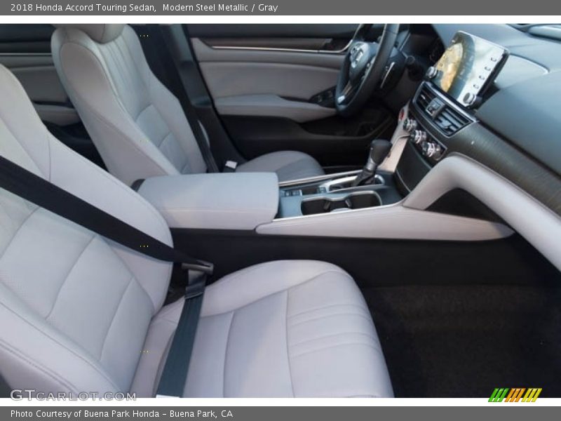 Modern Steel Metallic / Gray 2018 Honda Accord Touring Sedan