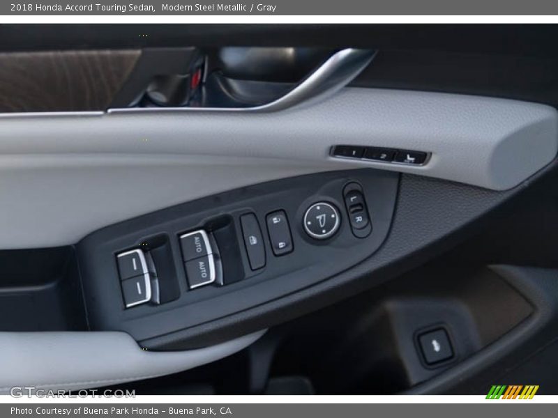 Modern Steel Metallic / Gray 2018 Honda Accord Touring Sedan