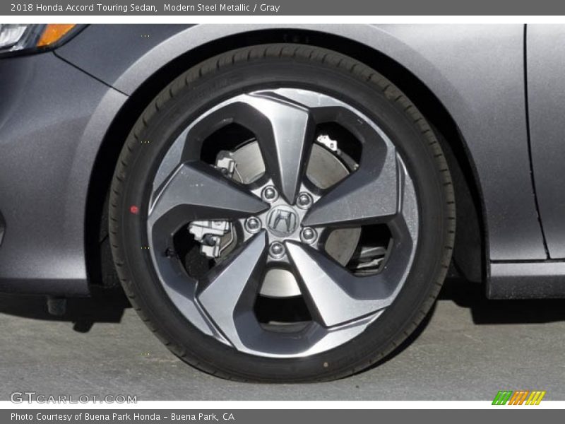Modern Steel Metallic / Gray 2018 Honda Accord Touring Sedan