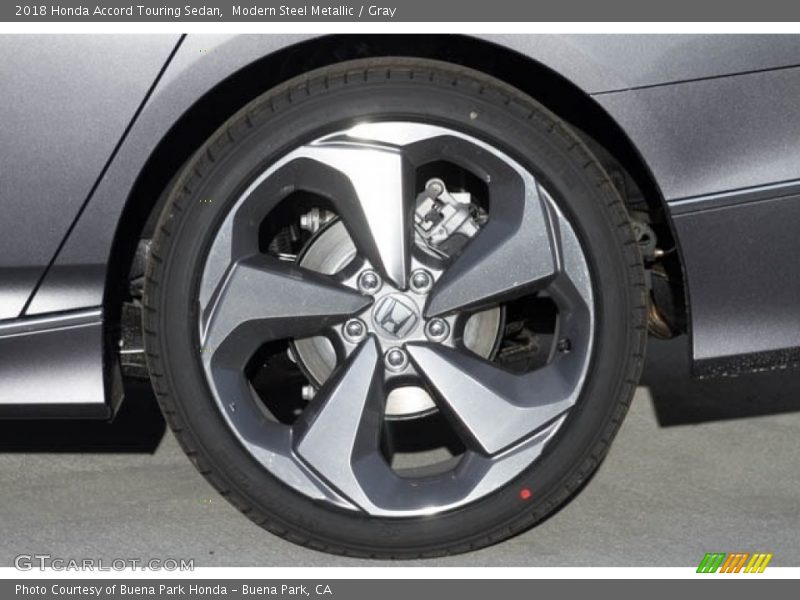 Modern Steel Metallic / Gray 2018 Honda Accord Touring Sedan