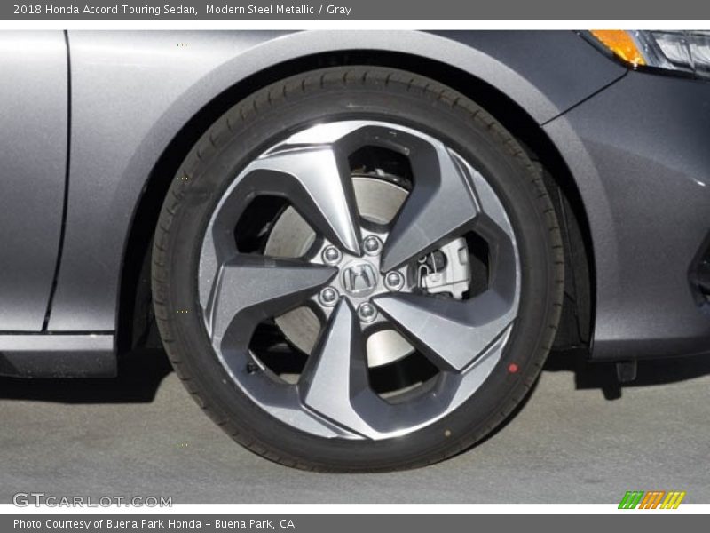 Modern Steel Metallic / Gray 2018 Honda Accord Touring Sedan