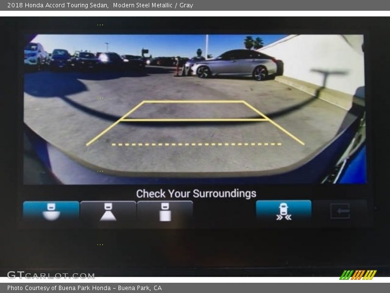 Modern Steel Metallic / Gray 2018 Honda Accord Touring Sedan