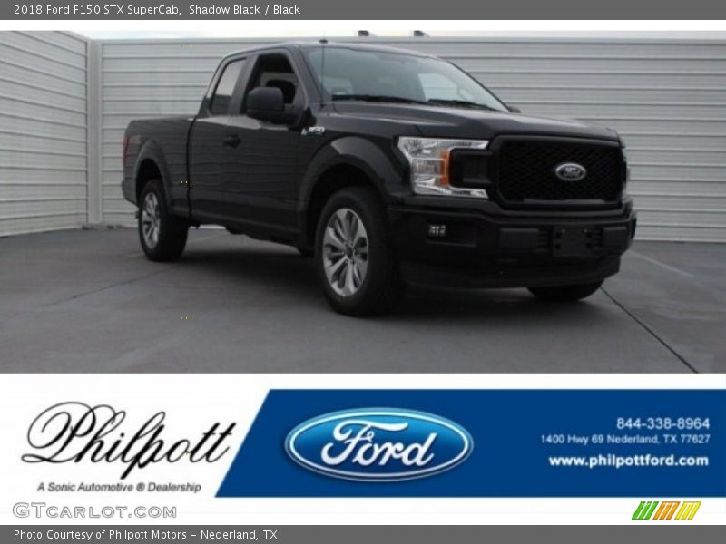 Shadow Black / Black 2018 Ford F150 STX SuperCab