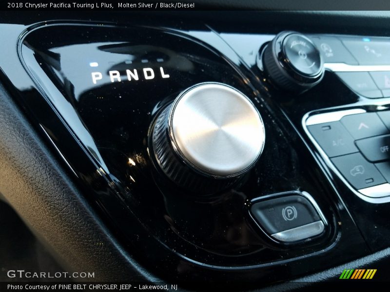 Molten Silver / Black/Diesel 2018 Chrysler Pacifica Touring L Plus